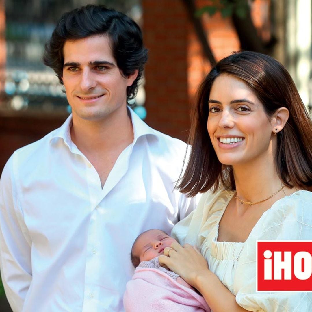 En ¡HOLA!, Fernando Fitz-James y Sofía Palazuelo presentan a su hija, Rosario