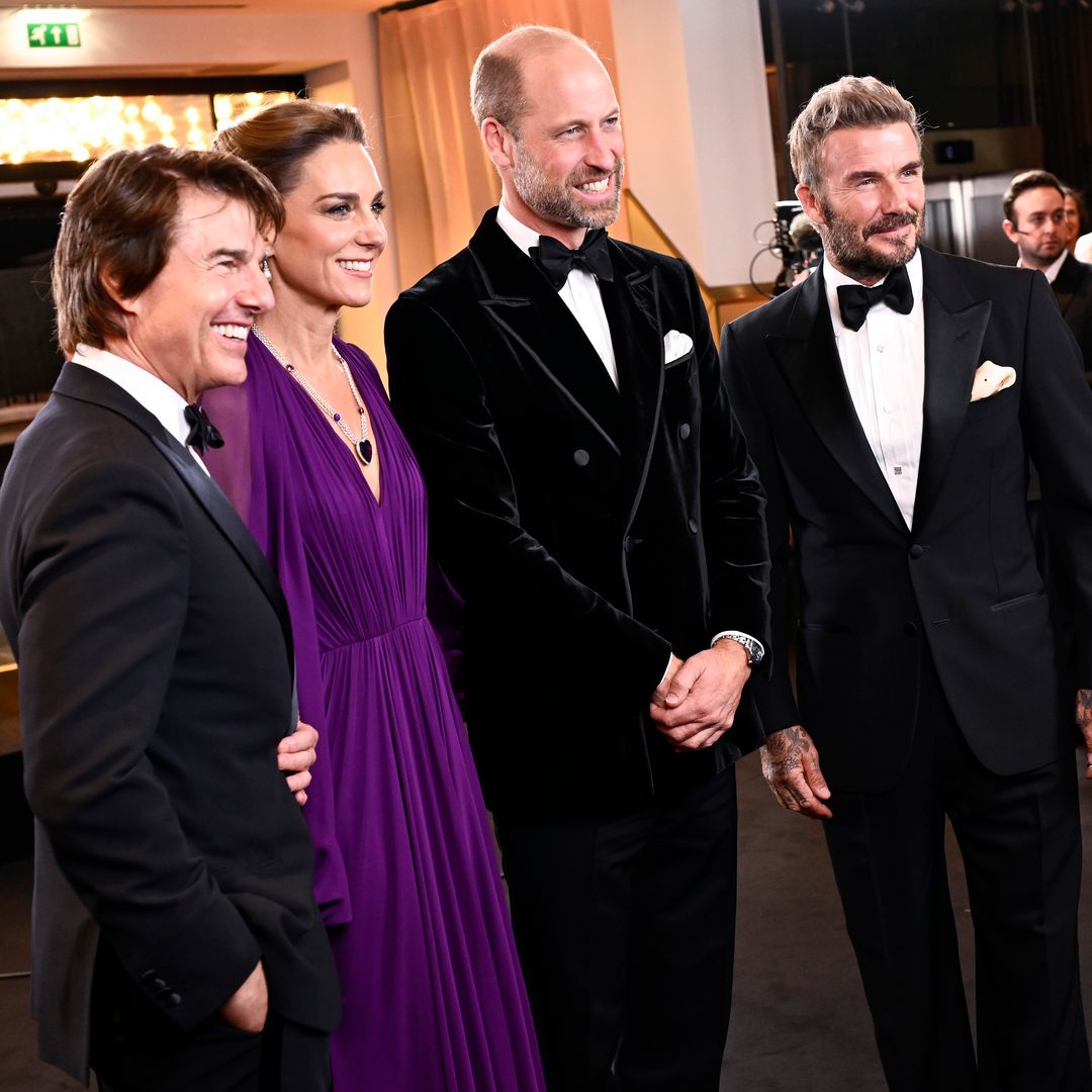 Kate Middleton deslumbra con una joya histórica en su cita con Tom Cruise: el collar de amatistas de la Reina Madre que permaneció décadas en la sombra
