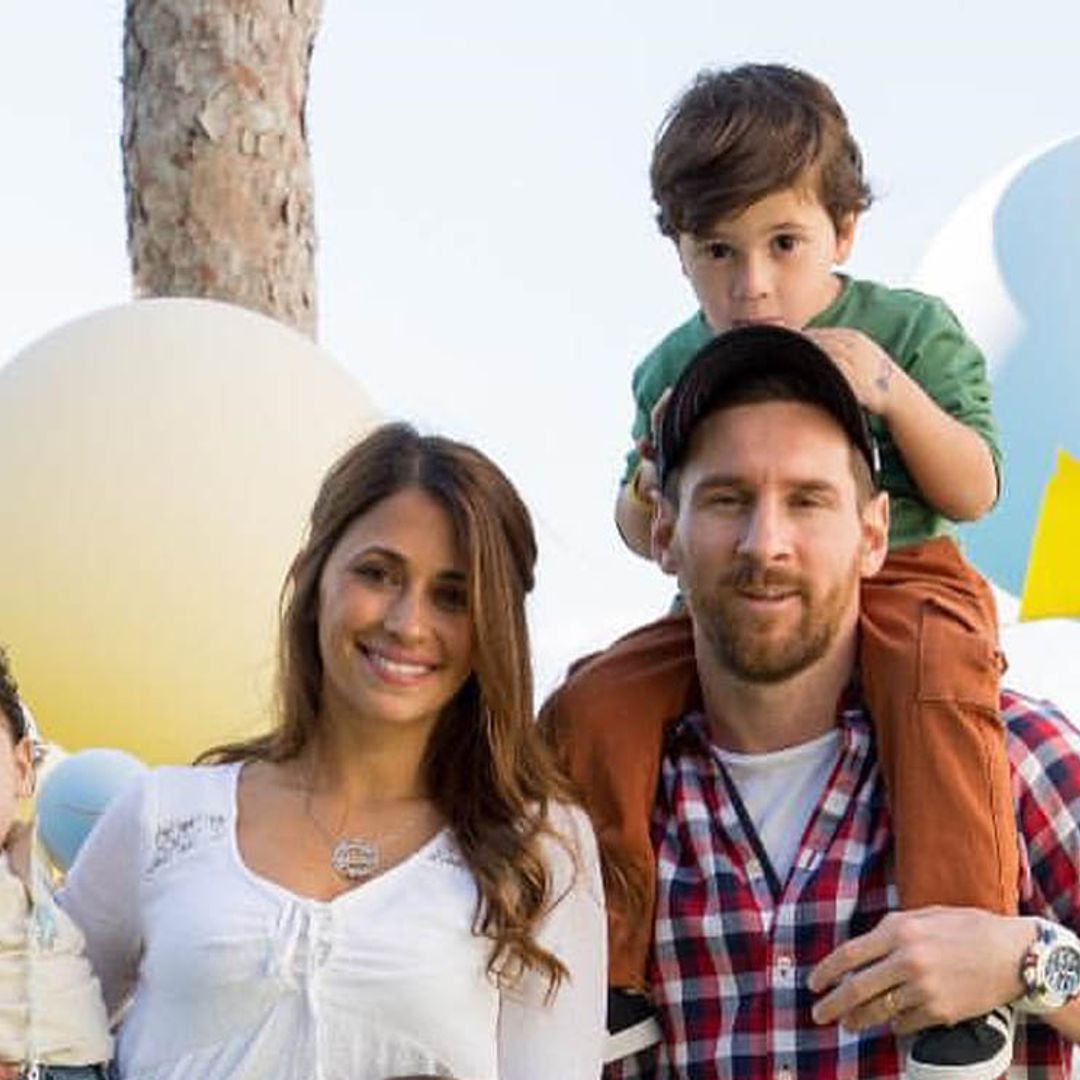 ¡Competición de saltos! Leo Messi y Antonela Roccuzzo muestran el  lado más simpático y entrañable de sus hijos