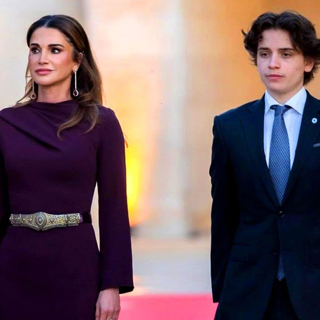 El príncipe Hashem, hijo pequeño de los reyes Abdalá y Rania, gran protagonista en la fiesta nacional de Jordania