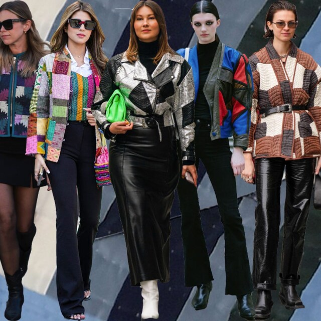 chaqueta patchwork