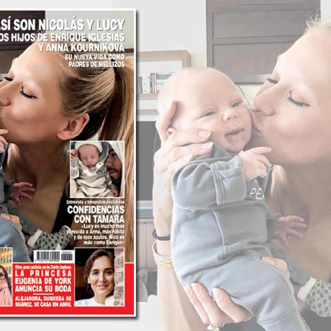 Esta semana en ¡HOLA!: así son Nicolás y Lucy, los hijos de Enrique Iglesias y Anna Kournikova
