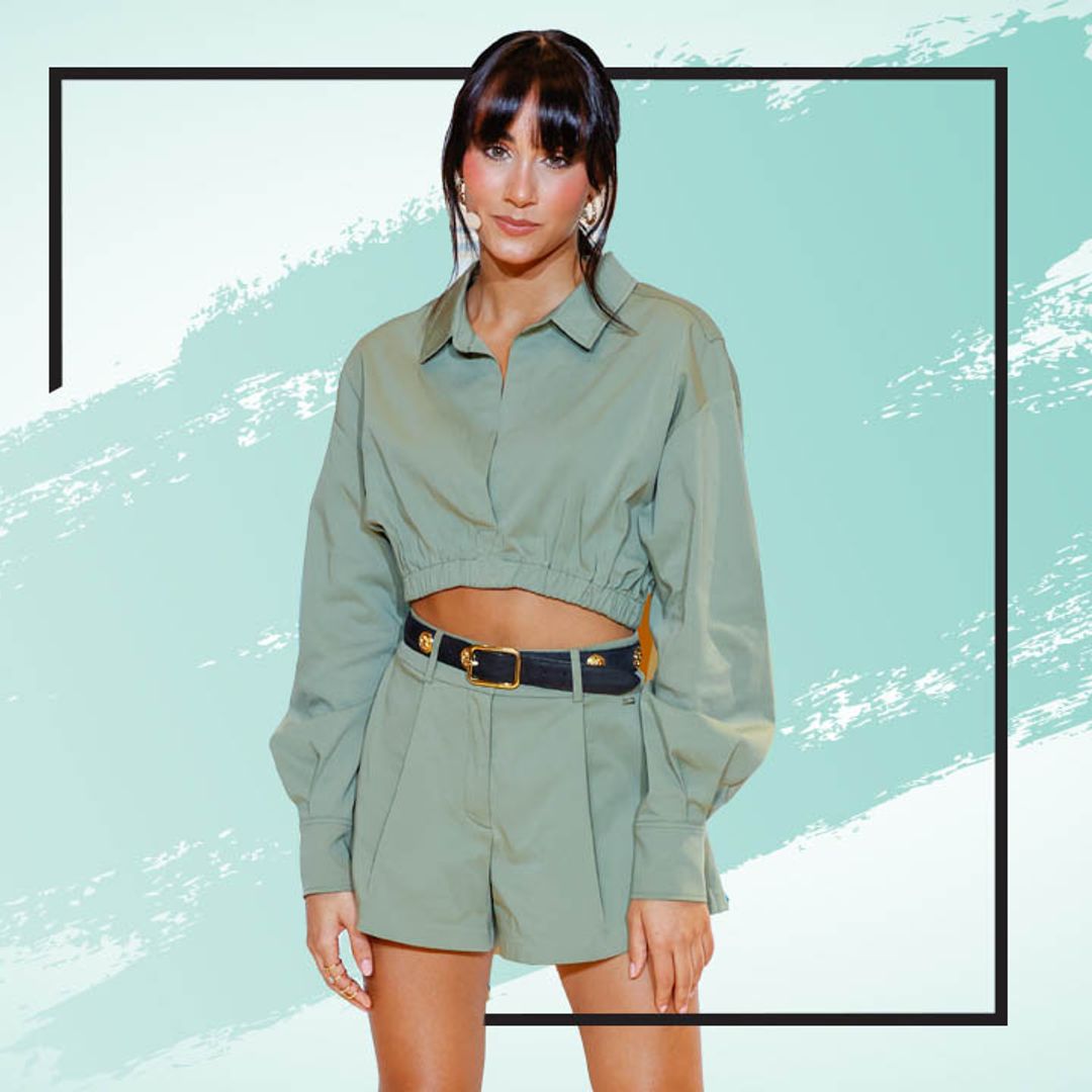 Aitana presume de piernas con un look de estética militar (y 'made in Spain')