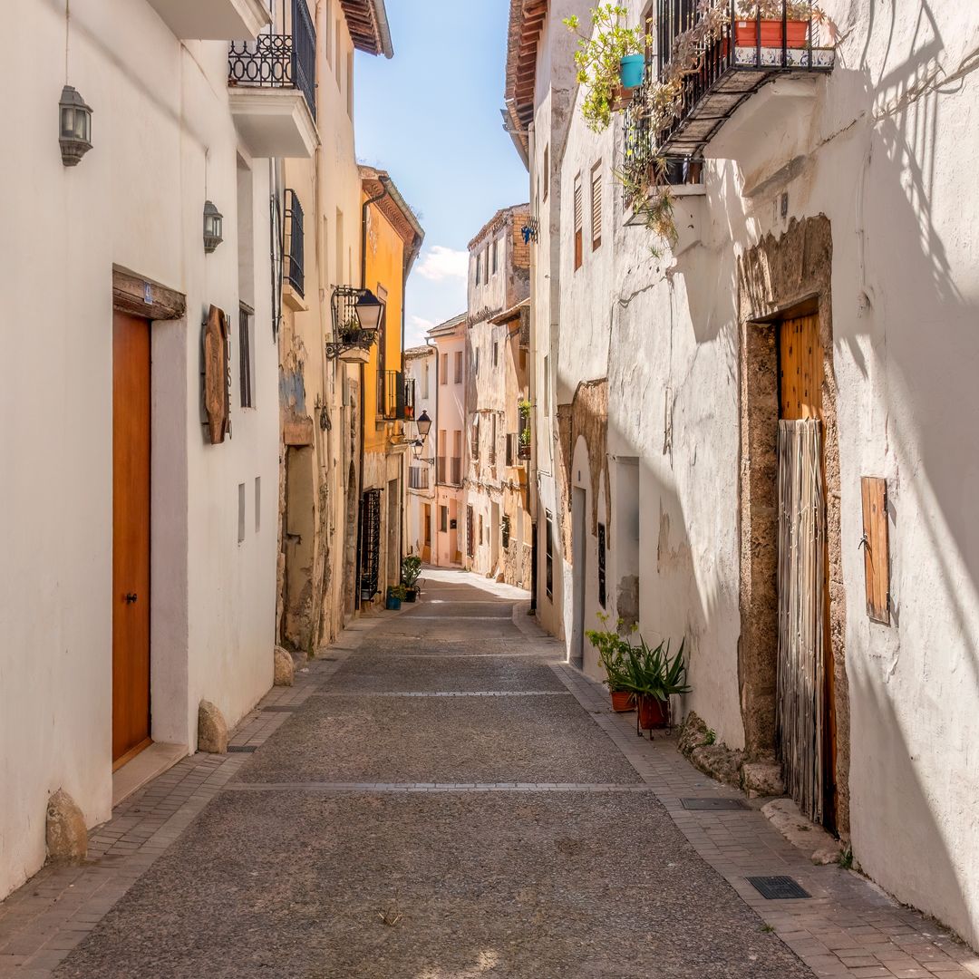 Calle medieval de Requena, Valencia