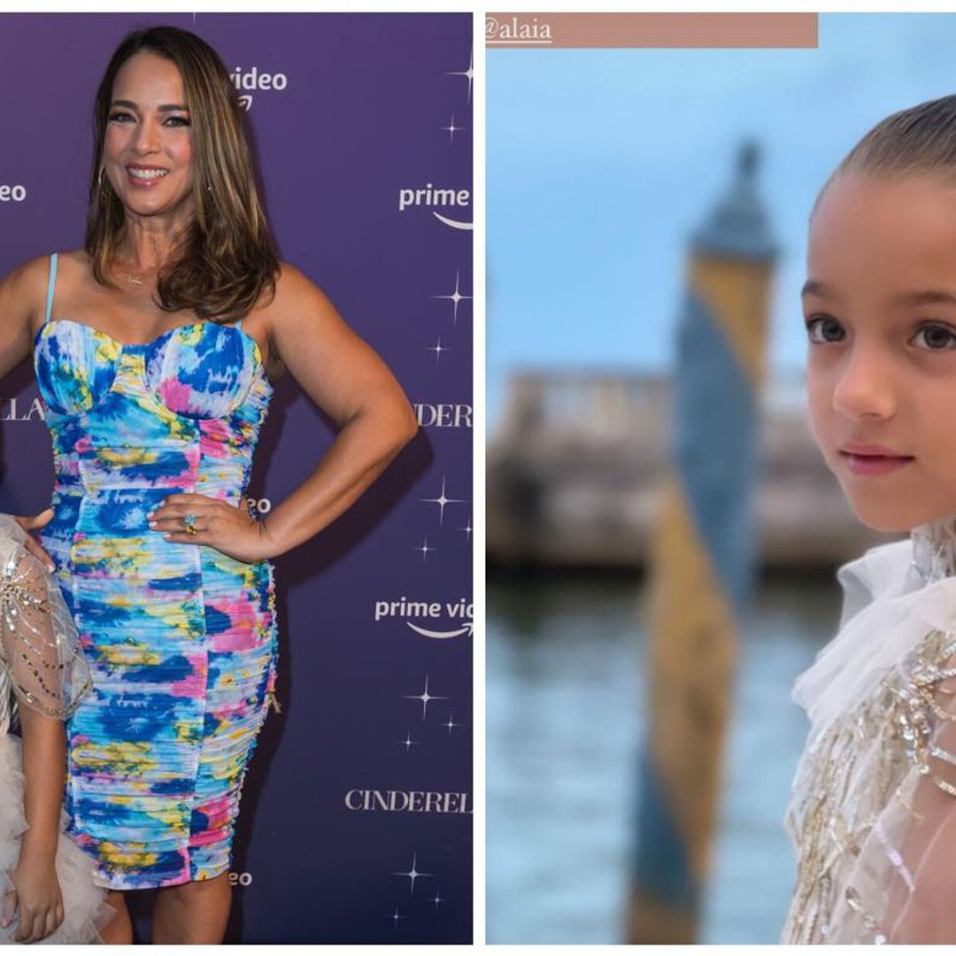 Alaïa, la hija de Adamari López, derrocha glamour en la alfombra roja de ‘Cinderella’