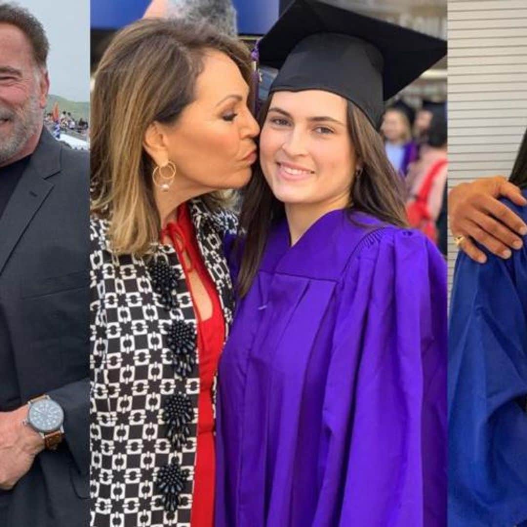 Famosos que orgullosamente han presumido las graduaciones de sus hijos