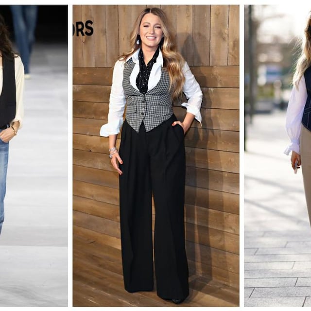los chalecos de estilo masculino han vuelto a ser tendencia esta temporada