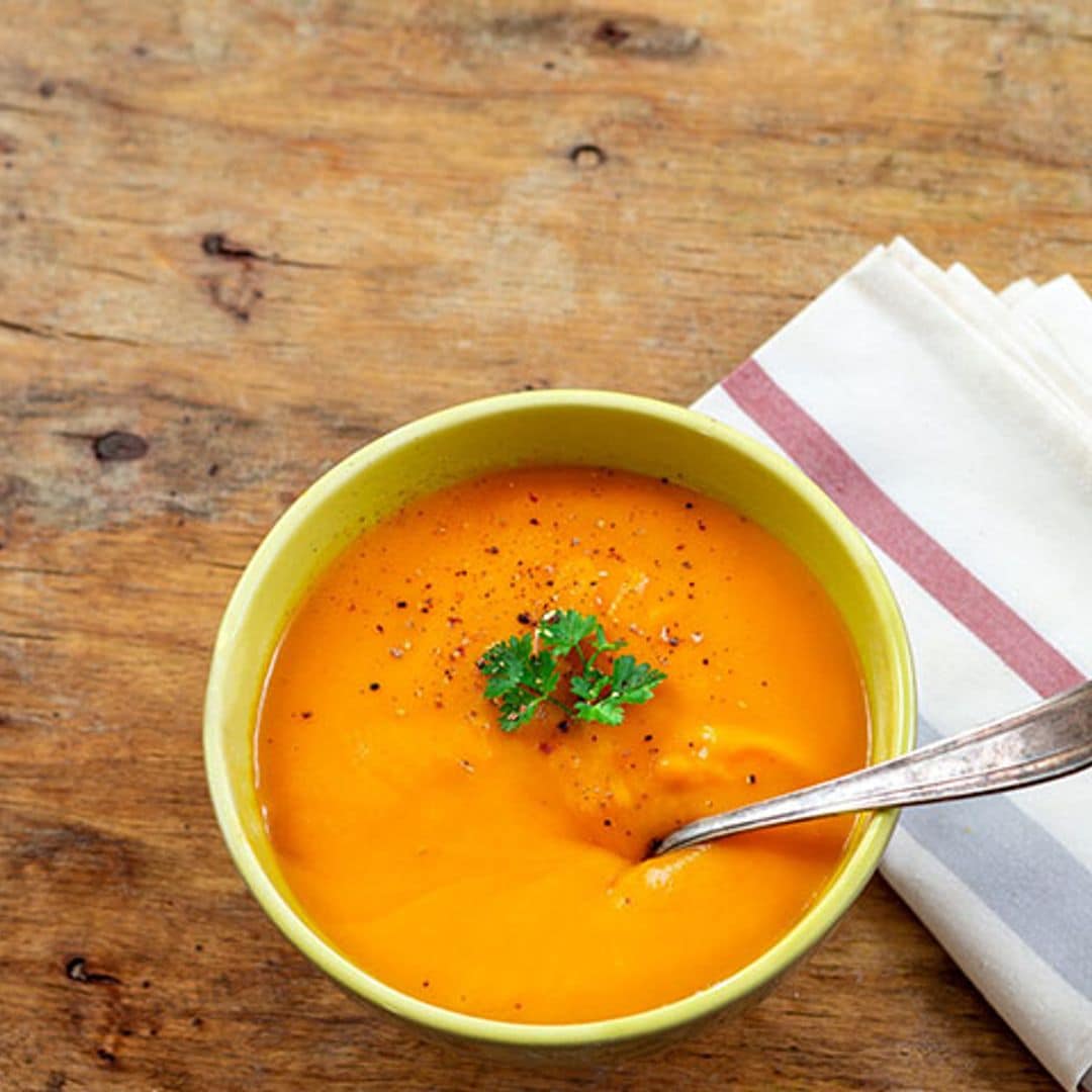 Salmorejo de zanahoria con comino