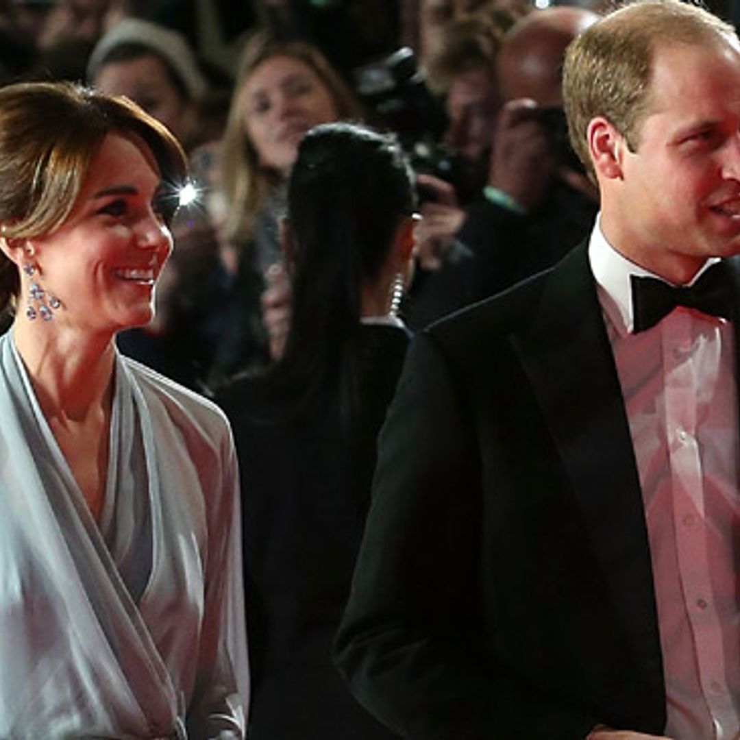 Los Duques de Cambridge y el príncipe Harry acuden a su cita con James Bond, el agente 'al servicio de Su Majestad'
