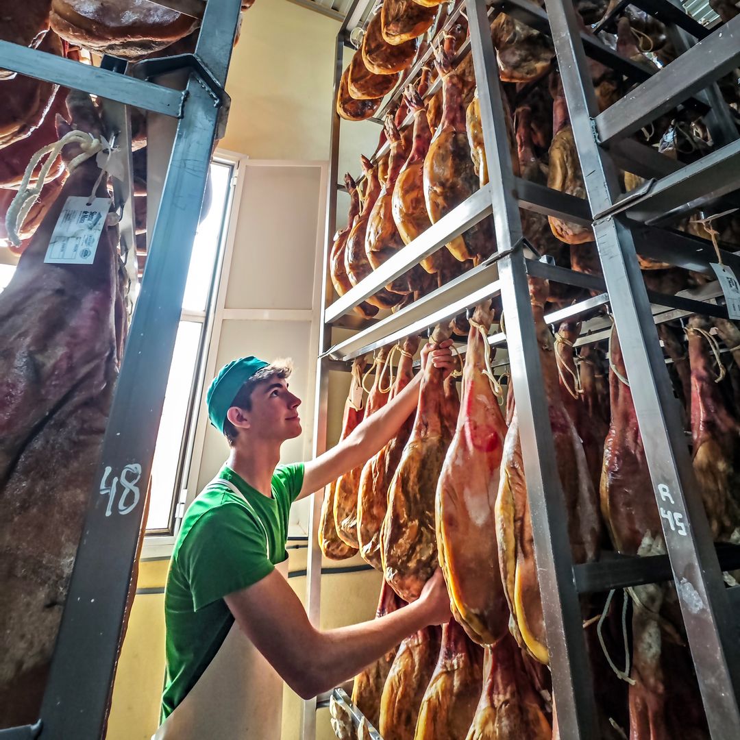 secadero de jamones sierra de mora, en mora de rubielos