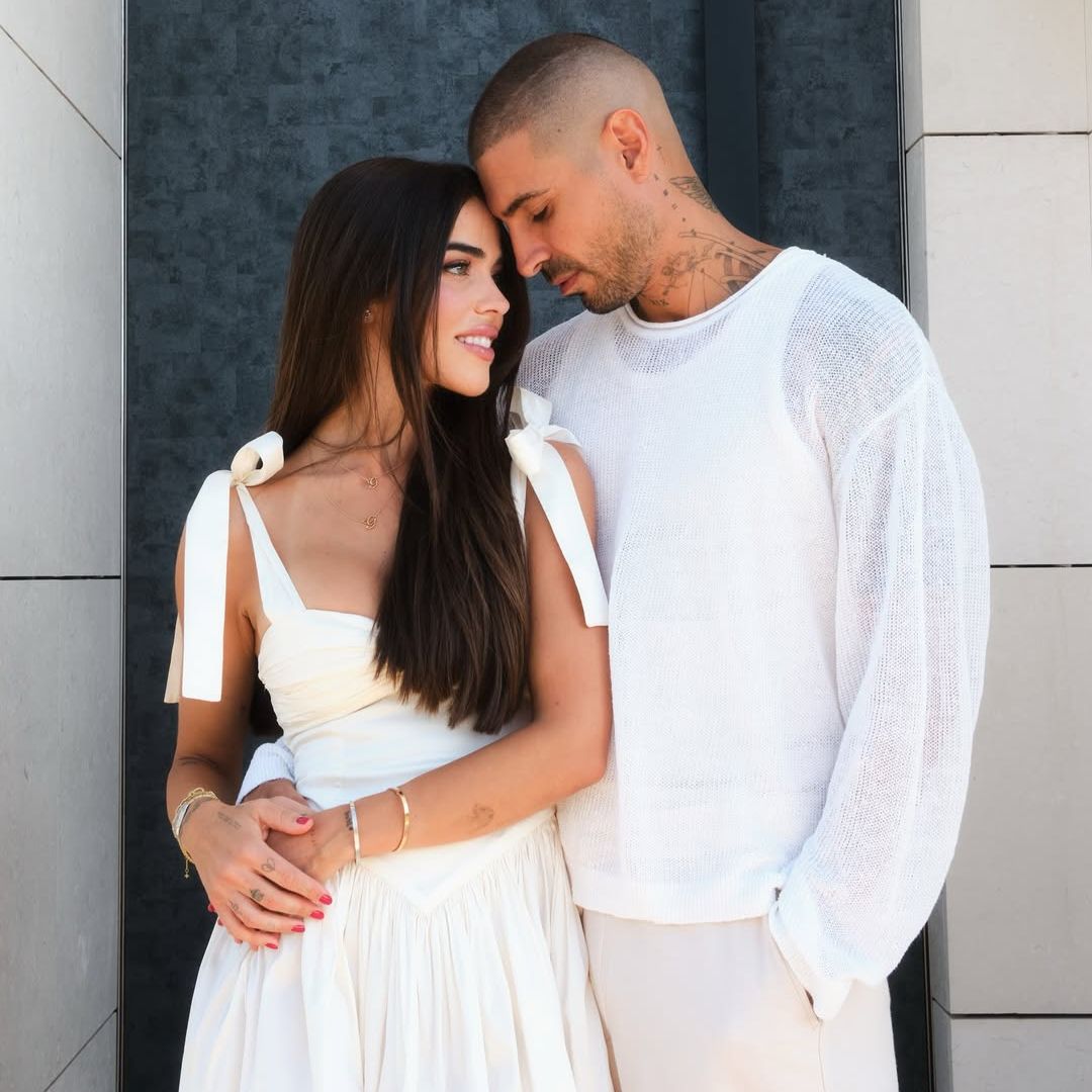 Violeta Mangriñán y Fabio Colloricchio se enamoraron en 2019 y tienen dos hijas