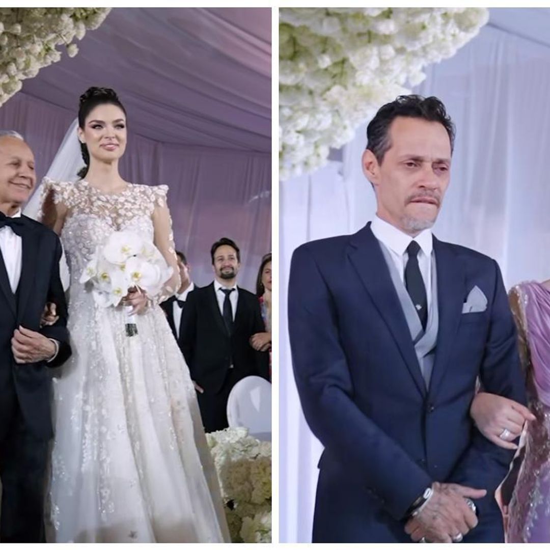 Los momentos más tiernos de la boda de Marc Anthony y Nadia Ferreira