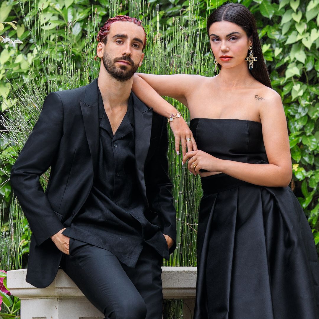Marc Cucurella y Claudia Rodríguez