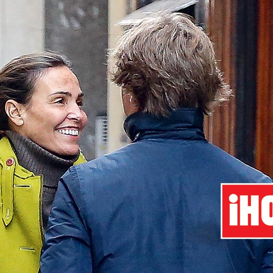 En ¡HOLA!: Inés Sastre, risas, confidencias y complicidad junto a Jorge Pardo, en Madrid