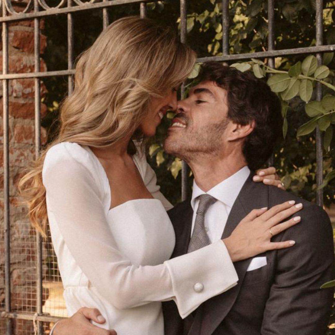 La boda de Macarena, la novia del vestido transformable (y con gemelos) que se casó en Madrid
