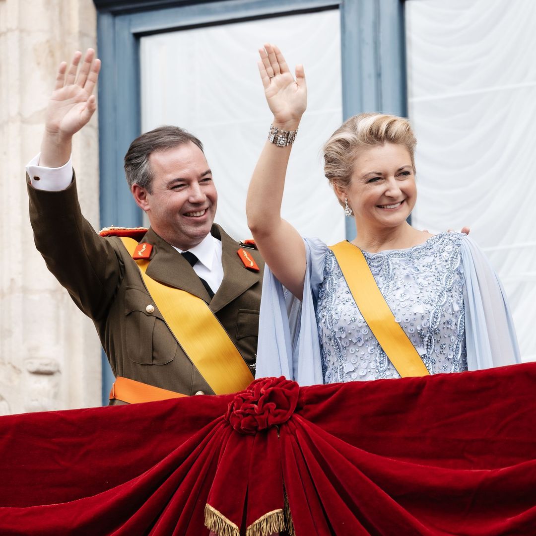 PRIMICIA. Guillermo V y Stéphanie de Luxemburgo arrancan en España su gira oficial de presentaciones con una visita a Felipe VI y Letizia