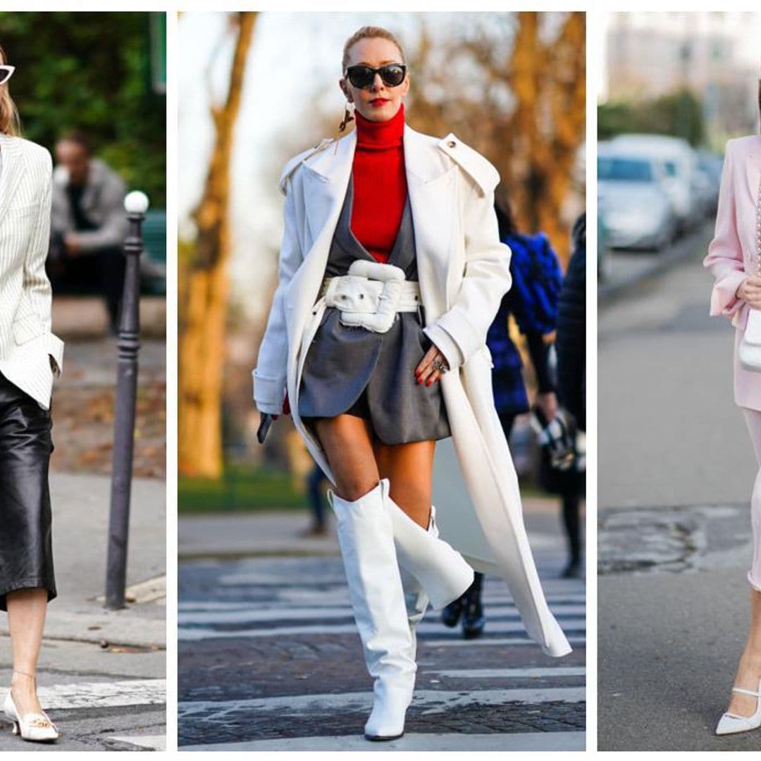 Las claves para crear looks a la moda con zapatos blancos HOLA
