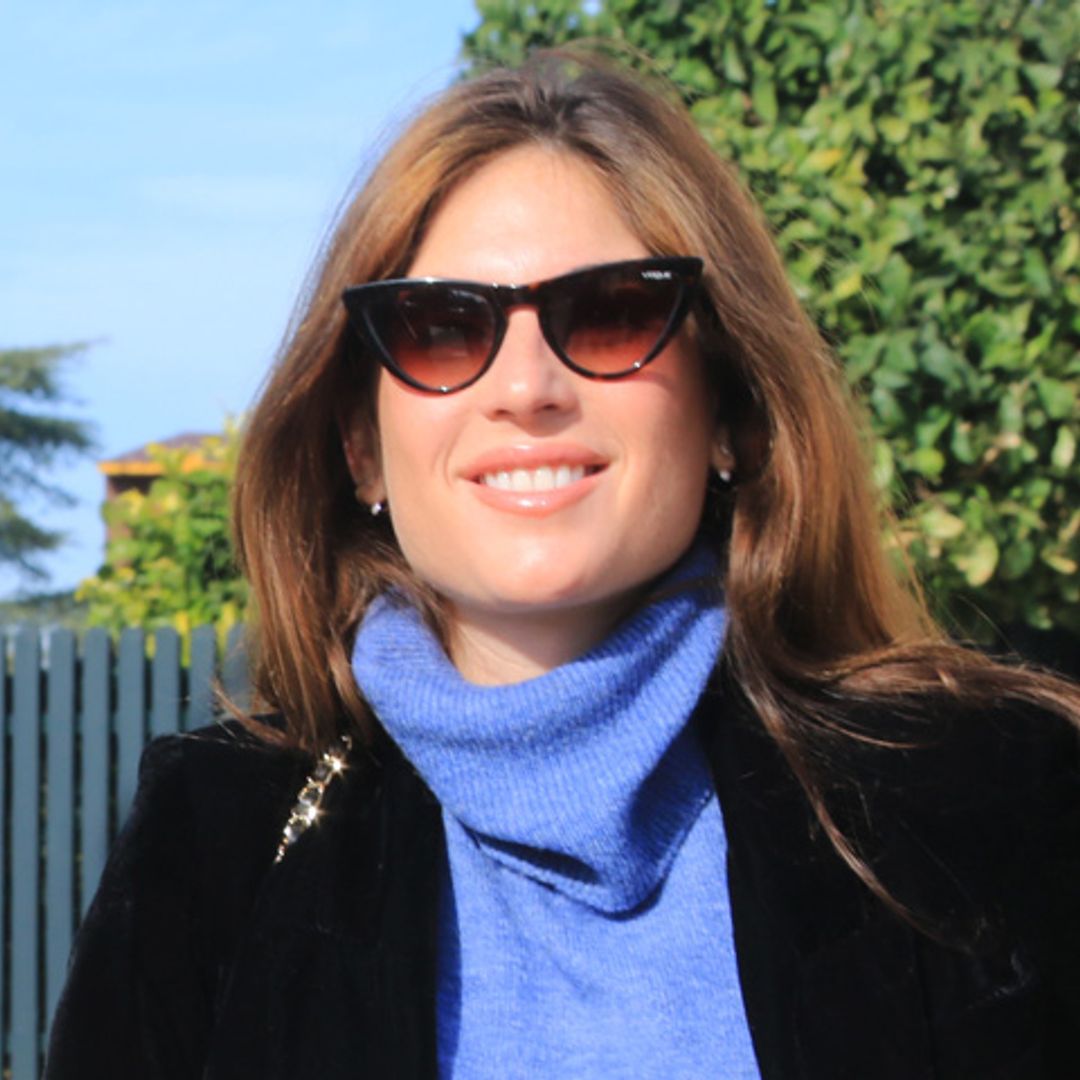 Lourdes Montes, una premamá que se apunta al efecto 'legging'