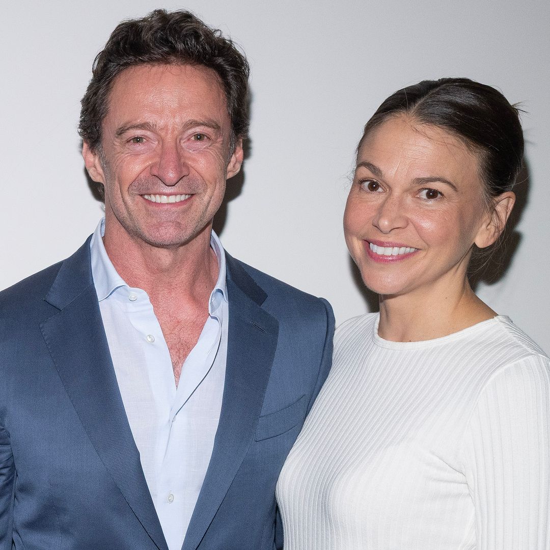 Richard Marx, Daisy Fuentes, Hugh Jackman y Sutton Foster en el Richard Marx's "After Hours Confessions" en Nueva York, el 21 de octubre de 2025