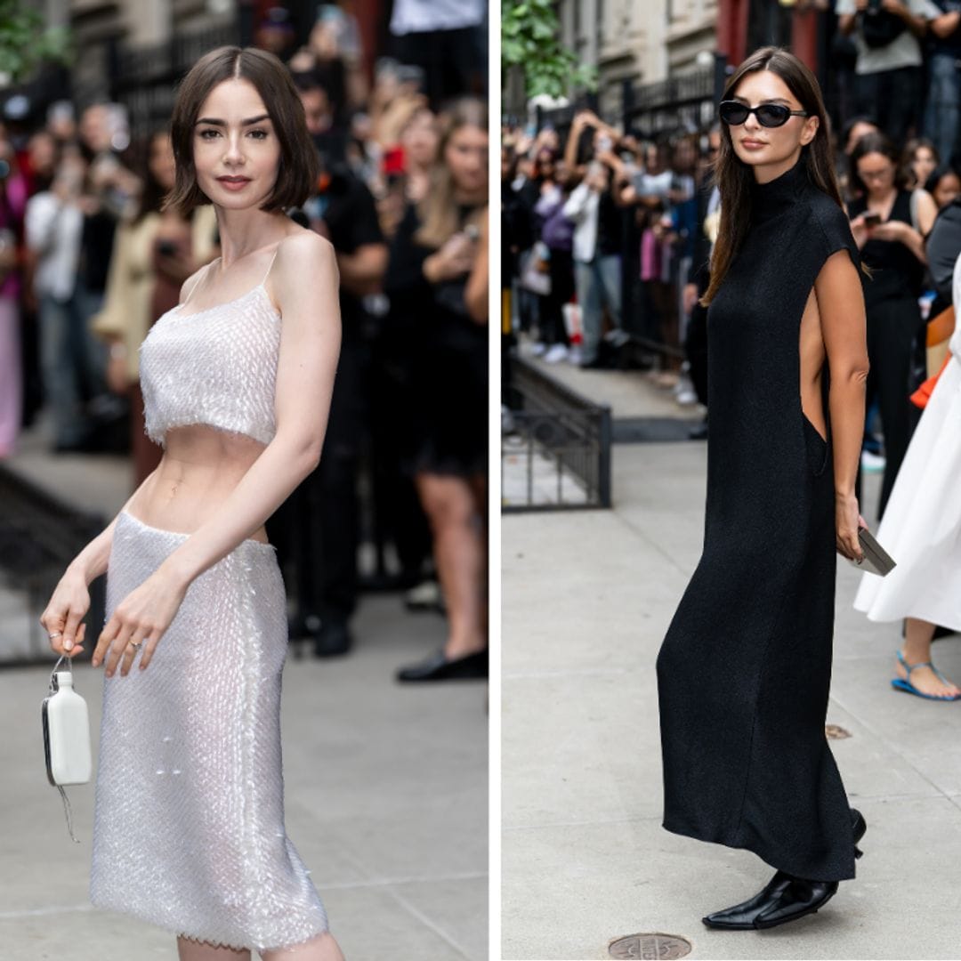 Emily Ratajkowski, Lily Collins y Rosalía arrasan en el 'front row' de Calvin Klein