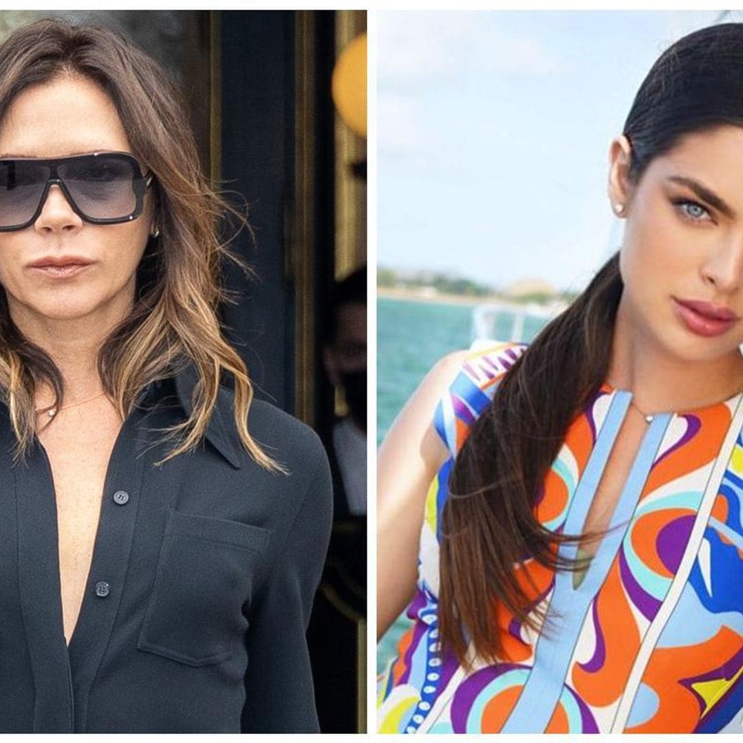 Victoria Beckham presume su amistad con Nadia Ferreira, la futura esposa de Marc Anthony