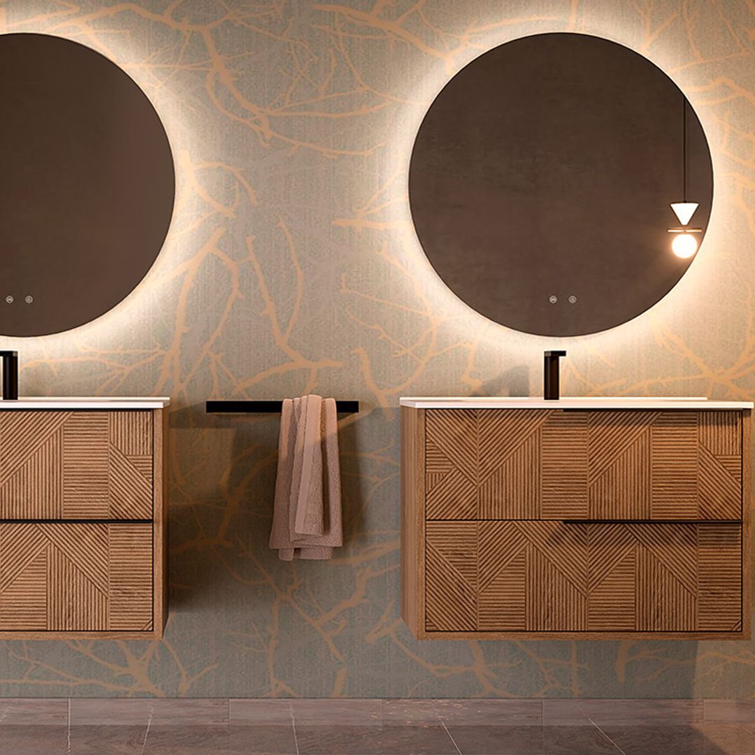 Lámparas, apliques y retroiluminación: formas de iluminar el cuarto de baño