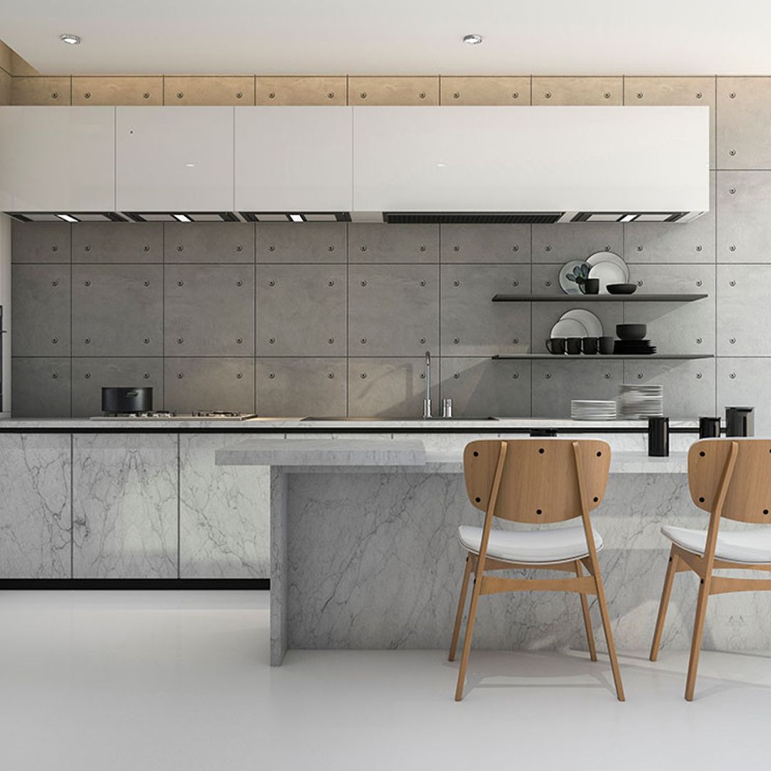 Cocinas con microcemento: un material con muchas ventajas