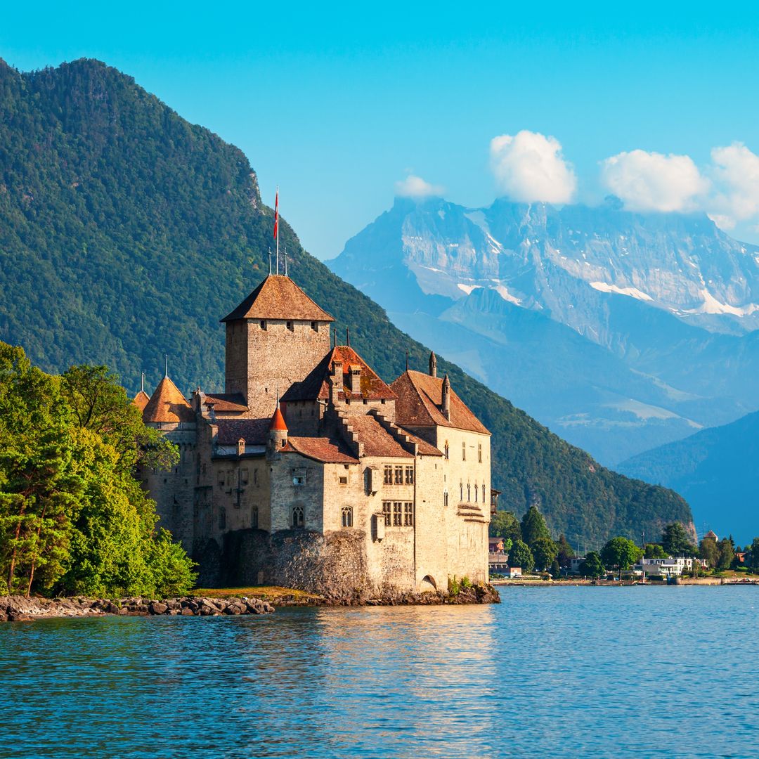 castillo de Chillon, Montreux,, suiza,