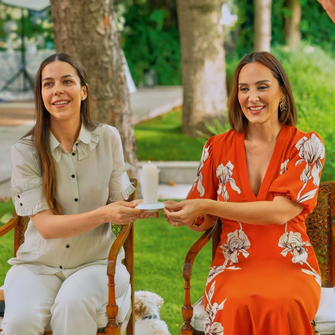 Las madrinas de Martín, Tamara y Lucía.