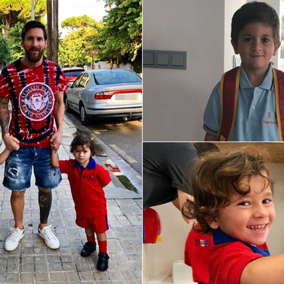 Leo Messi comparte la vuelta al cole de sus hijos Thiago y Mateo
