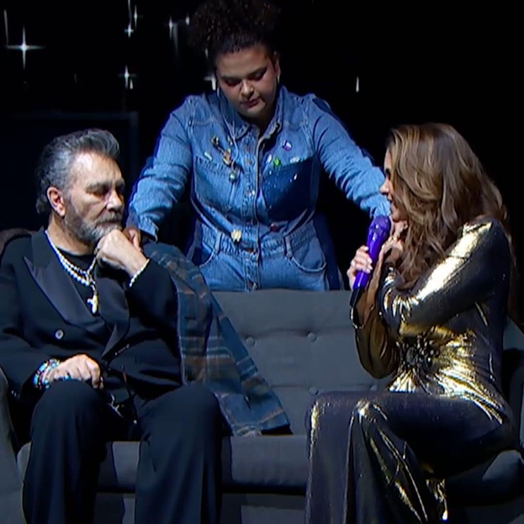 Manuel Mijares, Lucero y la hija de ambos vivieron un mágico momento en 'Juego de Voces'.