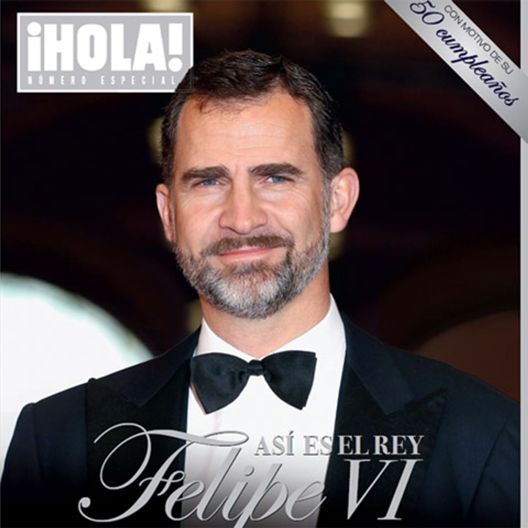 Ya puedes encontrar en tu quiosco el número especial de ¡HOLA! con motivo del 50º cumpleaños del Rey: 'Así es Felipe VI'