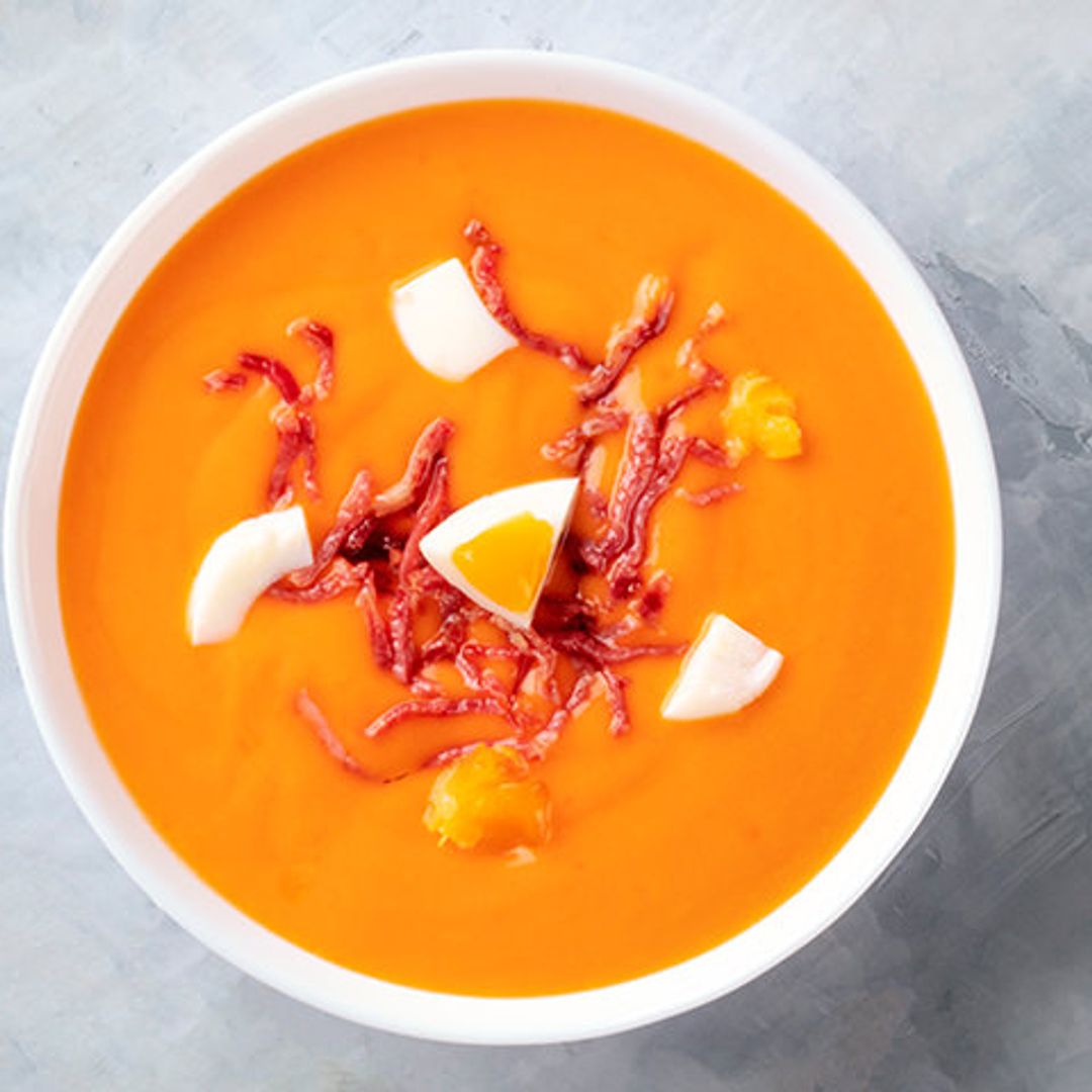 Salmorejo de manzana en Thermomix
