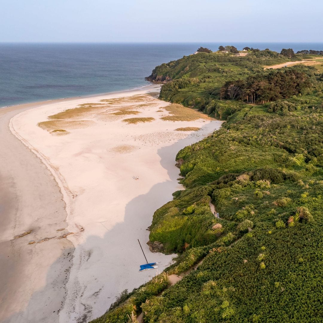 Isla Groix, playa Grands Sables, Bretaña, Francia