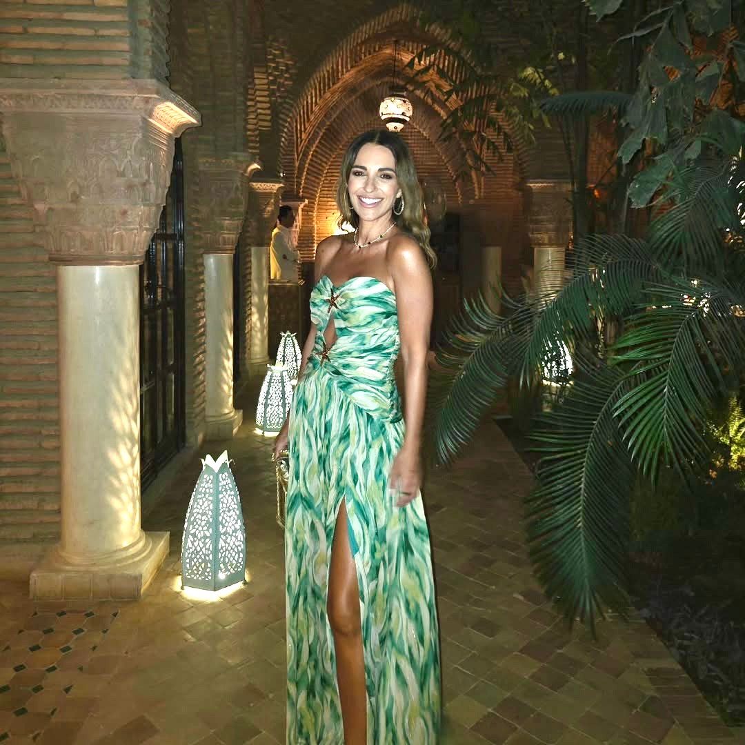 Paula Echevarría conquista Marrakech con cuatro vestidos de noche que parecen sacados de una película