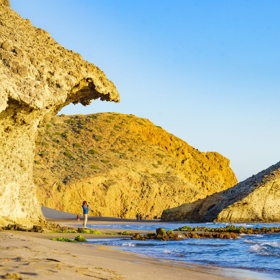 Playa de Mónsul, en el cabo de Gata, Almería