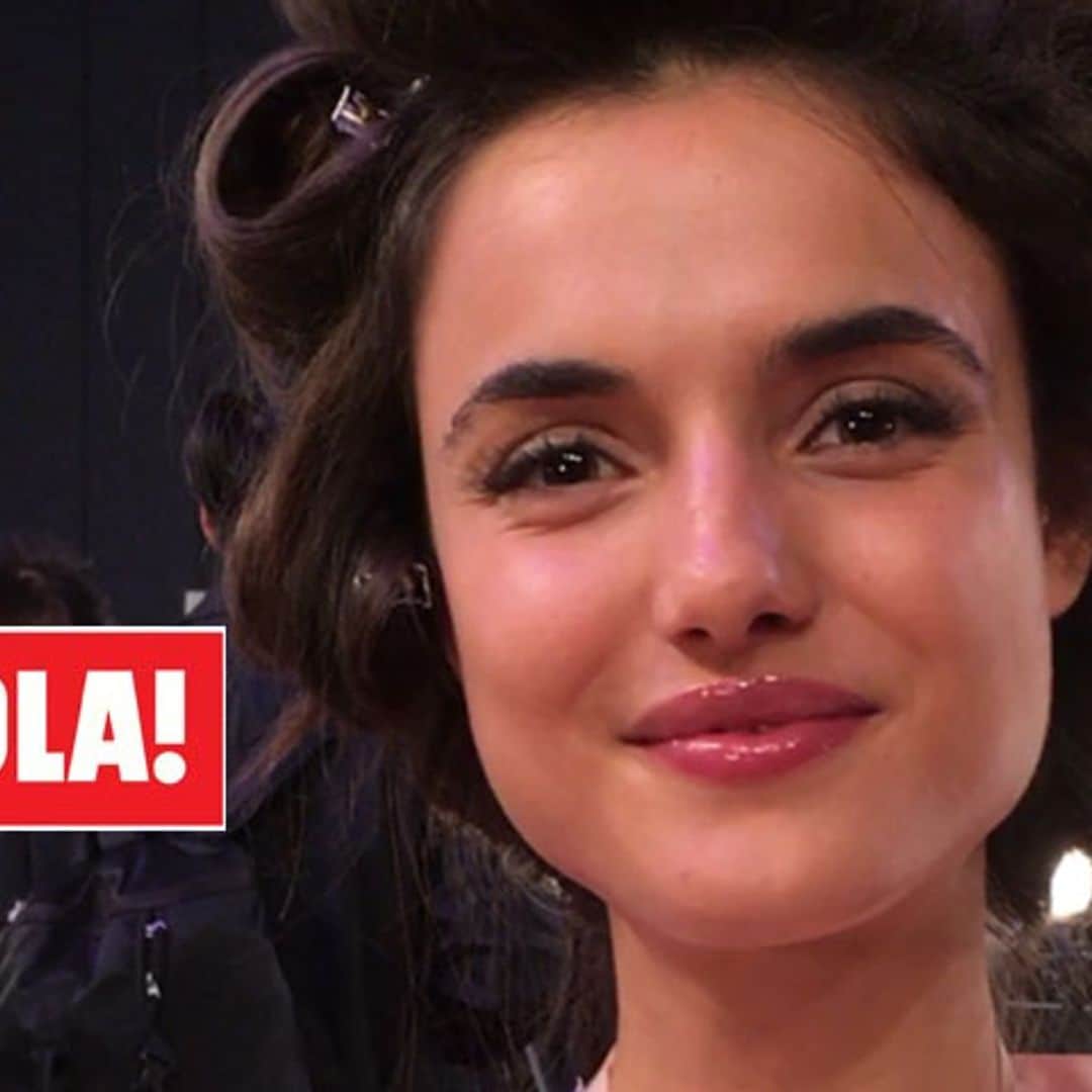 Blanca Padilla, para Hola.com en el 'backstage' de Victoria's Secret: ¿qué nos ha contado?
