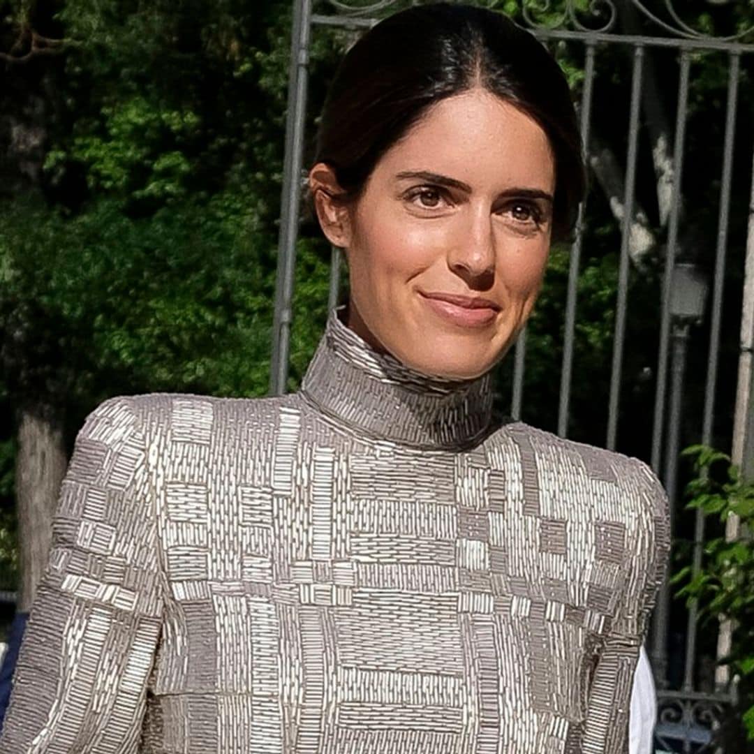 Sofía Palazuelo, invitada perfecta en la primera boda de la temporada