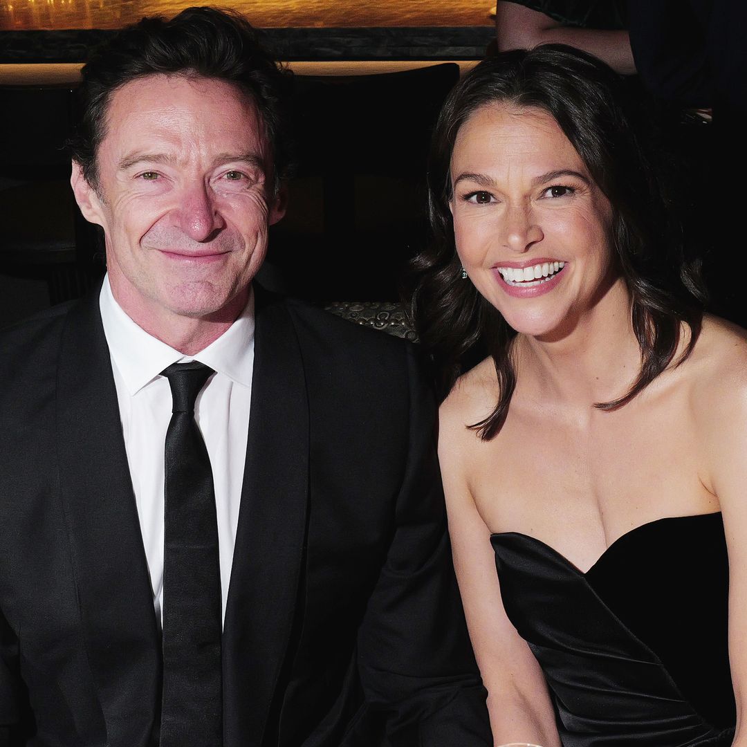 Hugh Jackman y Sutton Foster en una gala en el The Carlyle de Nueva York, el 20 de octubre de 2025