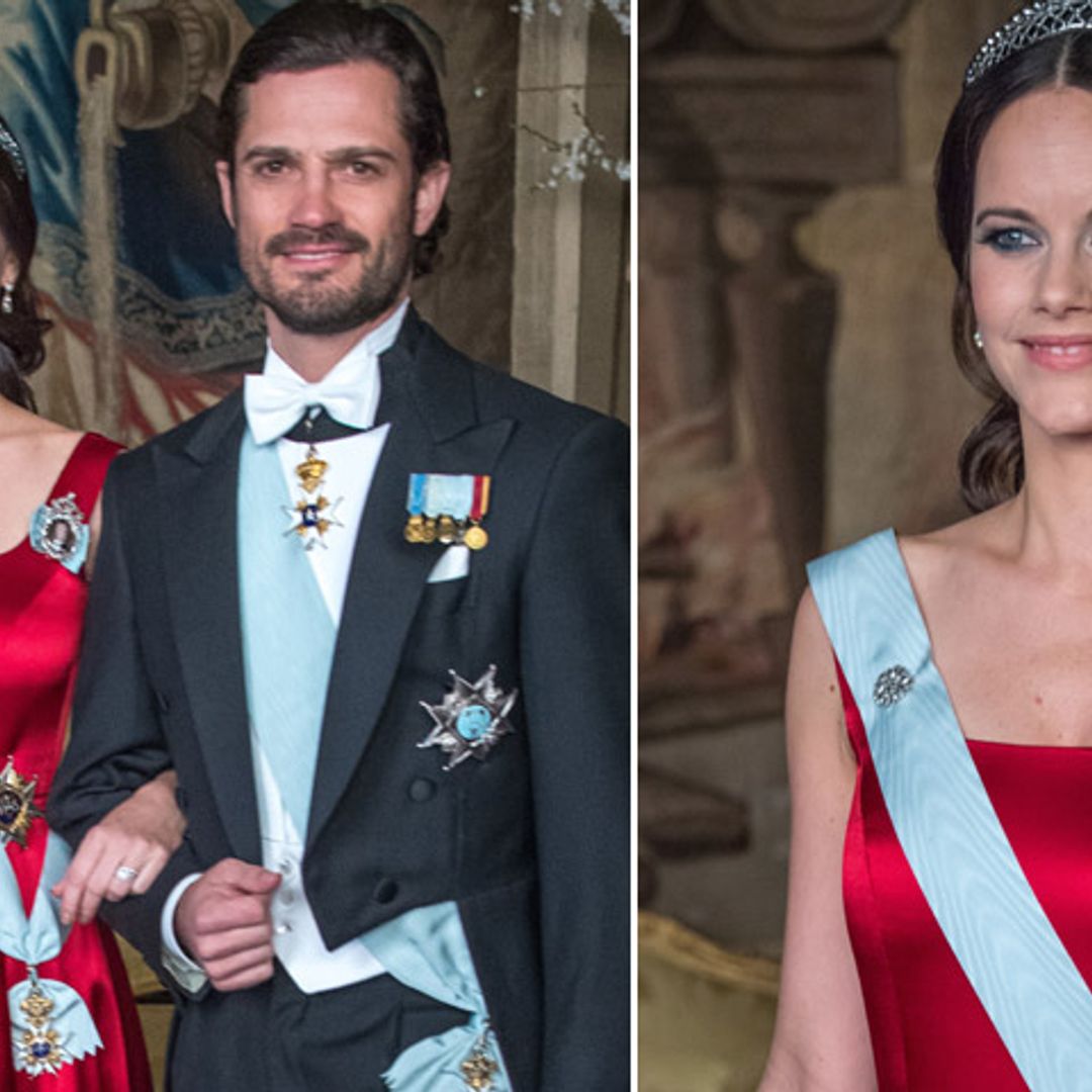 Sofia de Suecia reaparece radiante de gala horas después de anunciarse su segundo embarazo