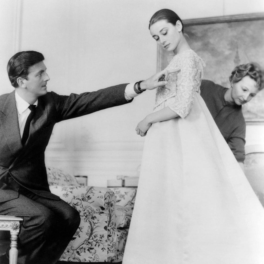 Audrey en el taller de Givenchy