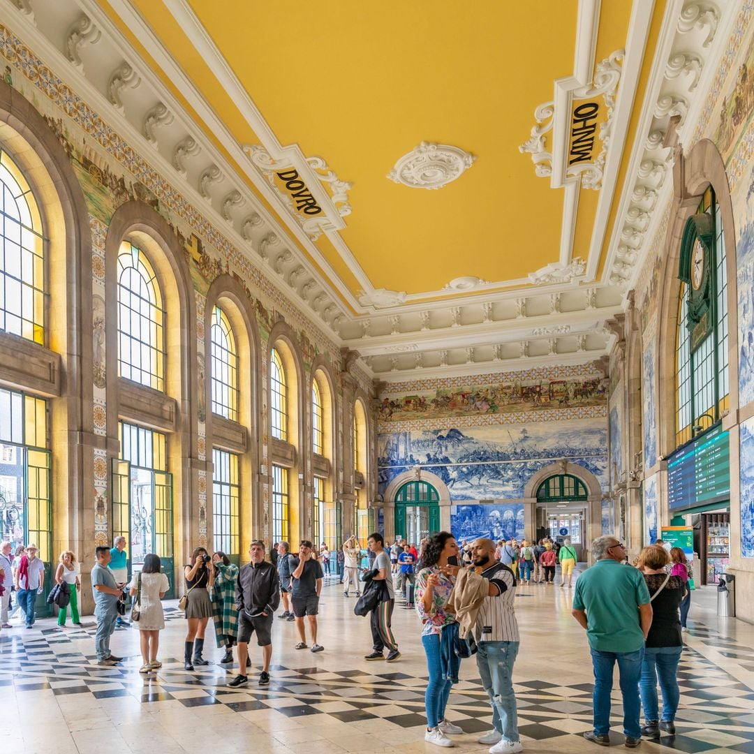 Estación de Sao Bento, en Oporto 