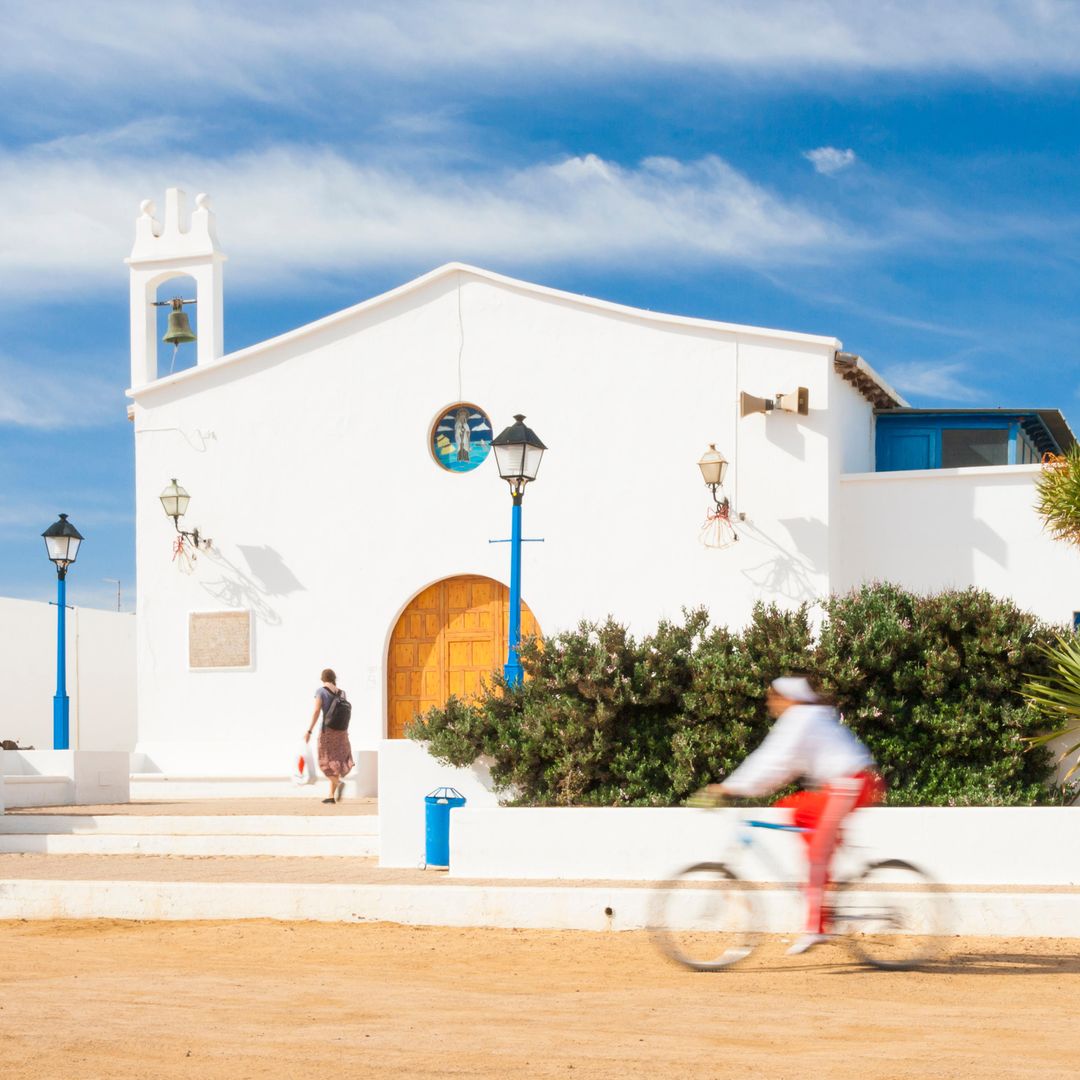 Iglesia de la isla de La Graciosa, Canarias