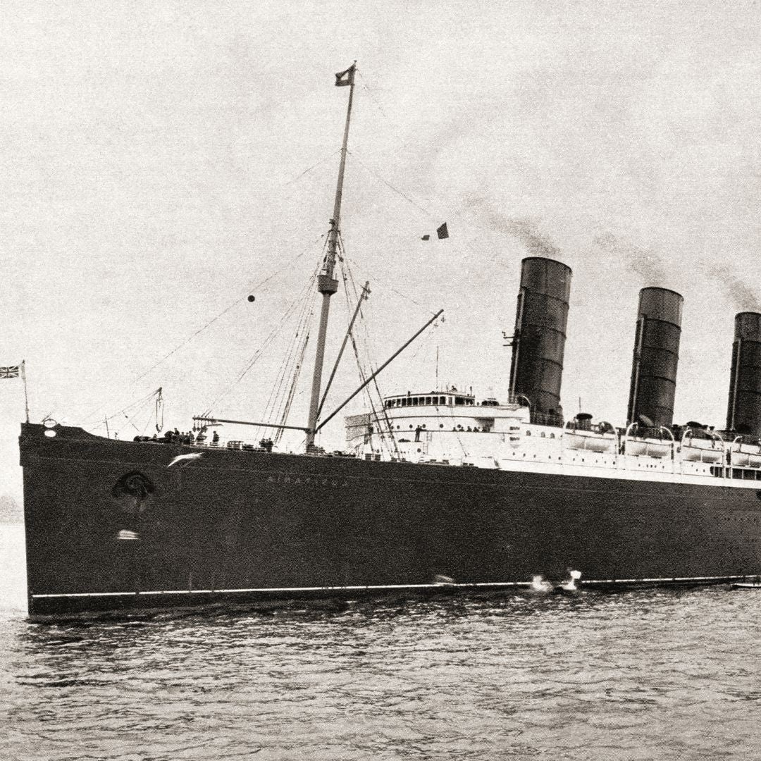 El Lusitania, el "otro Titanic", se hundió un día como hoy hace 94 años: 18 minutos y una mujer "escupida" por una chimenea