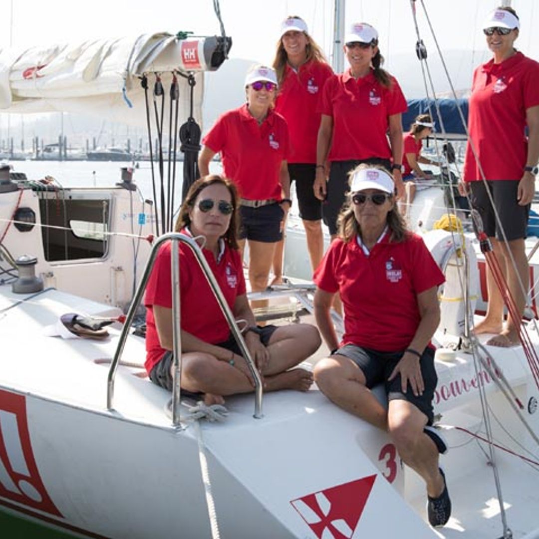 Arranca la regata ¡HOLA! Ladies Cup, en el marco de la 31º edición del Trofeo Príncipe de Asturias al que acude el rey Juan Carlos