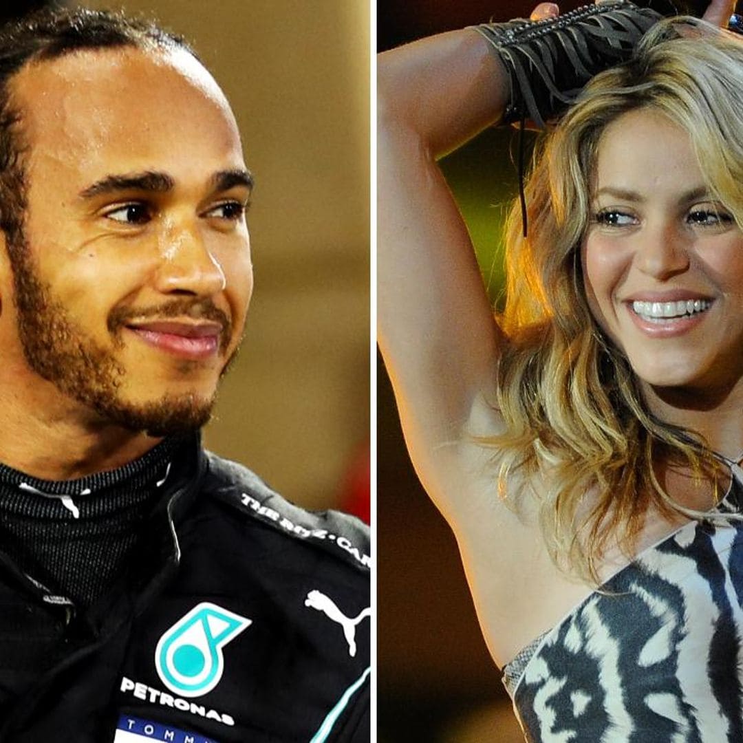 Todo sobre Lewis Hamilton y los gustos que tiene en común con Shakira