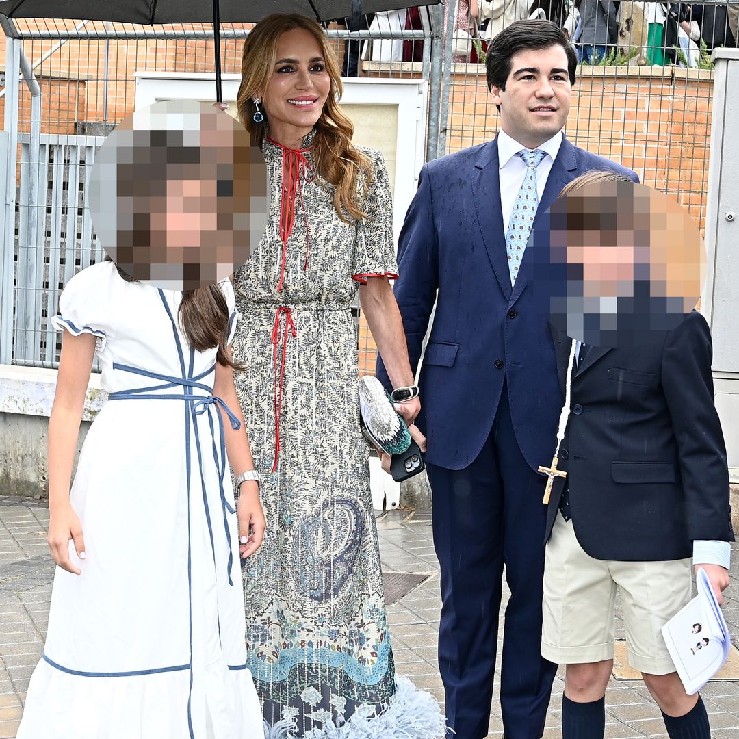 La felicidad de Gema Ruiz en la Primera Comunión de su hijo Juan