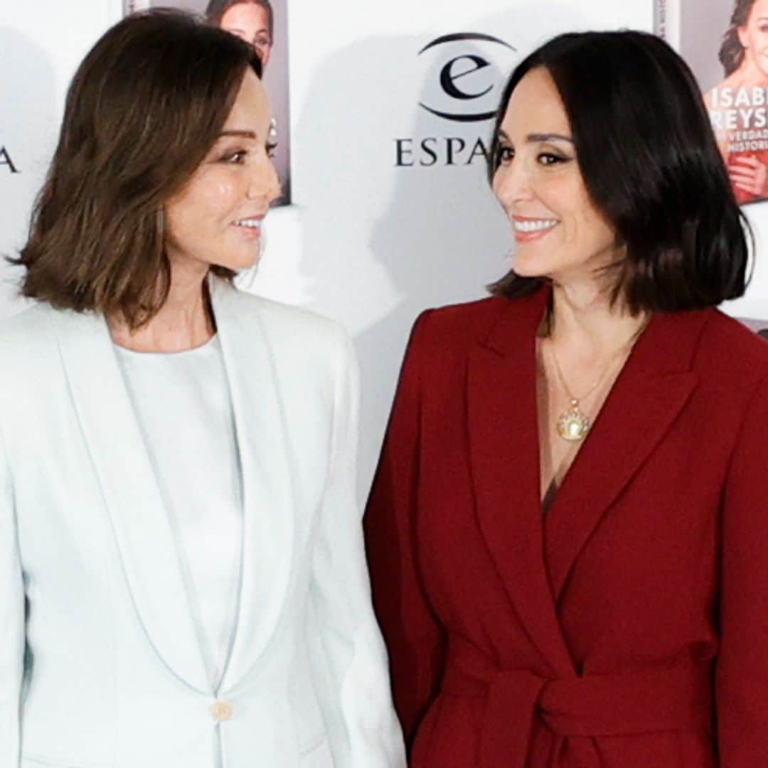 Isabel Preysler y Tamara Falcó en la presentación de su biografía "Mi verdadera historia"