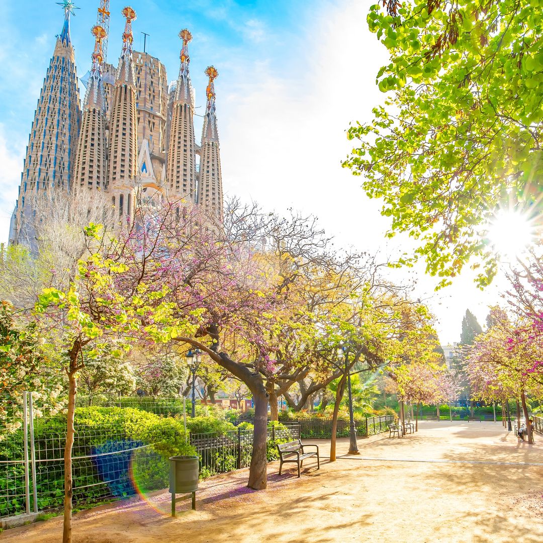 Primavera en Barcelona, Sagrada Familia