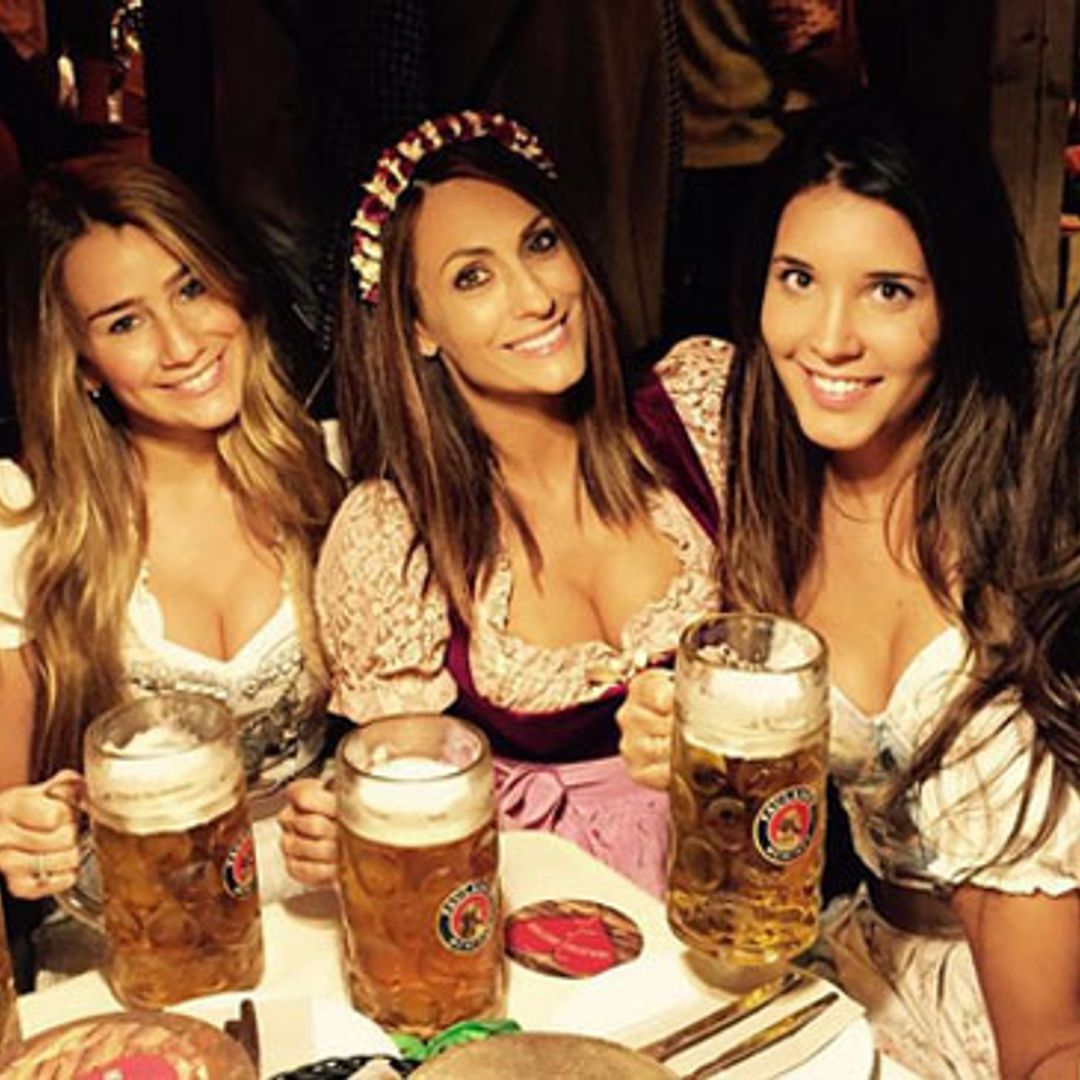 Nagore Aranburu, Pep Guardiola y las WAG's del Bayern, un brindis al más puro estilo Oktoberfest
